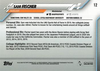 2020 Topps On-Demand Set 18 - Athletes Unlimited Softball #12 Sam Fischer Back